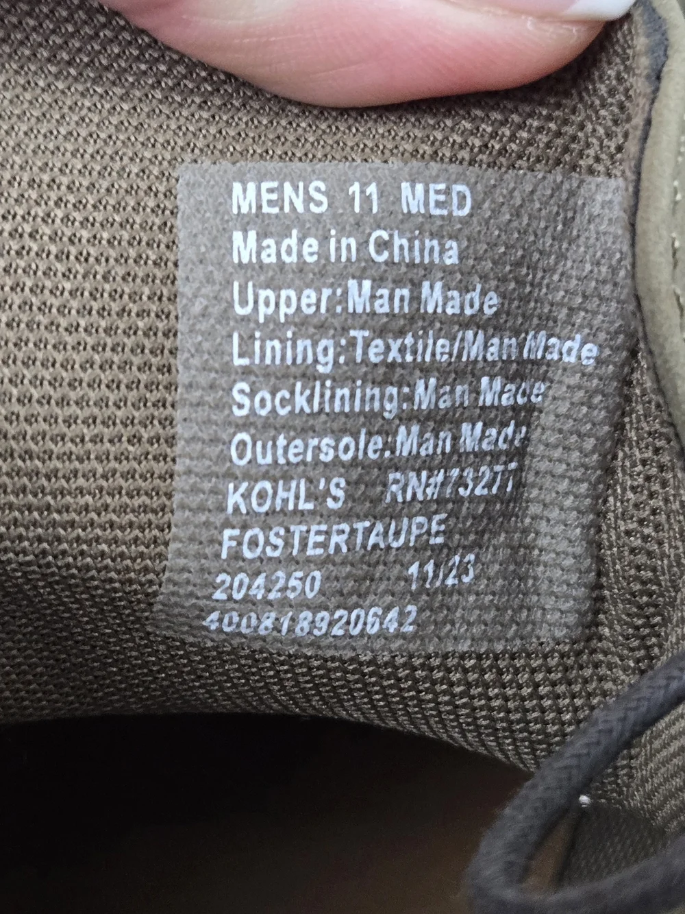 Sonoma Goods For Life Foster Men's Chukka Boots Size 11 Taupe New in Box